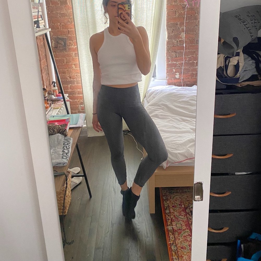 Lululemon size 6 grey leggings